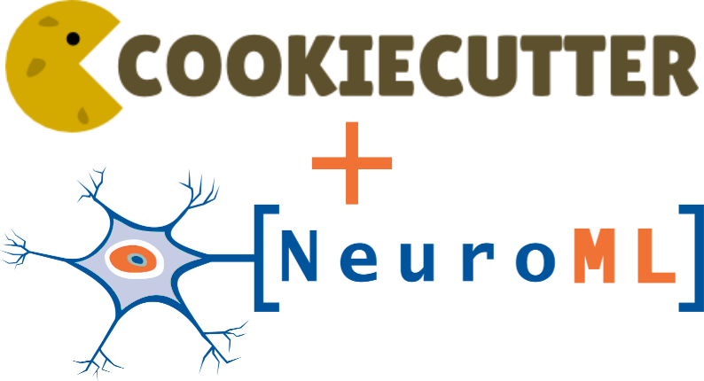 Cookiecutter and NeuroML project logos